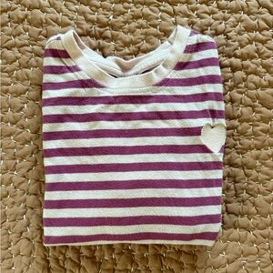 EUC Hanna Andersson Stripe Tee - Size 5 (110)